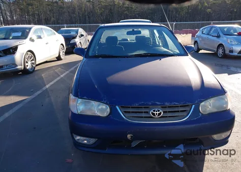2002 Toyota Corolla S z USA, uszkodzony, nr VIN 1NXBR12E82Z590212